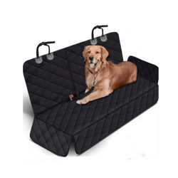 waterproof dog car seat cover with armrest access pet travel bed & seat protector
