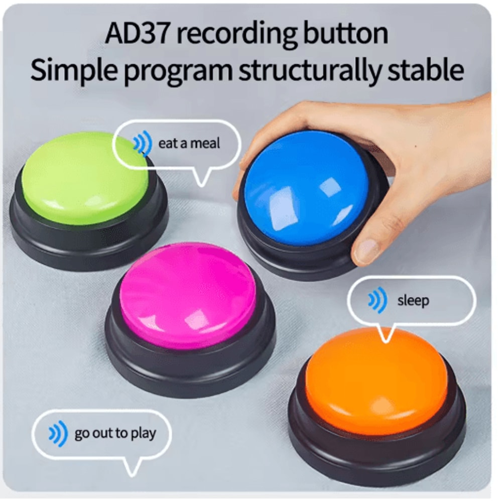 Dog Communication Buttons Voice Recording Pet Training Buttons For Talking Pets 6