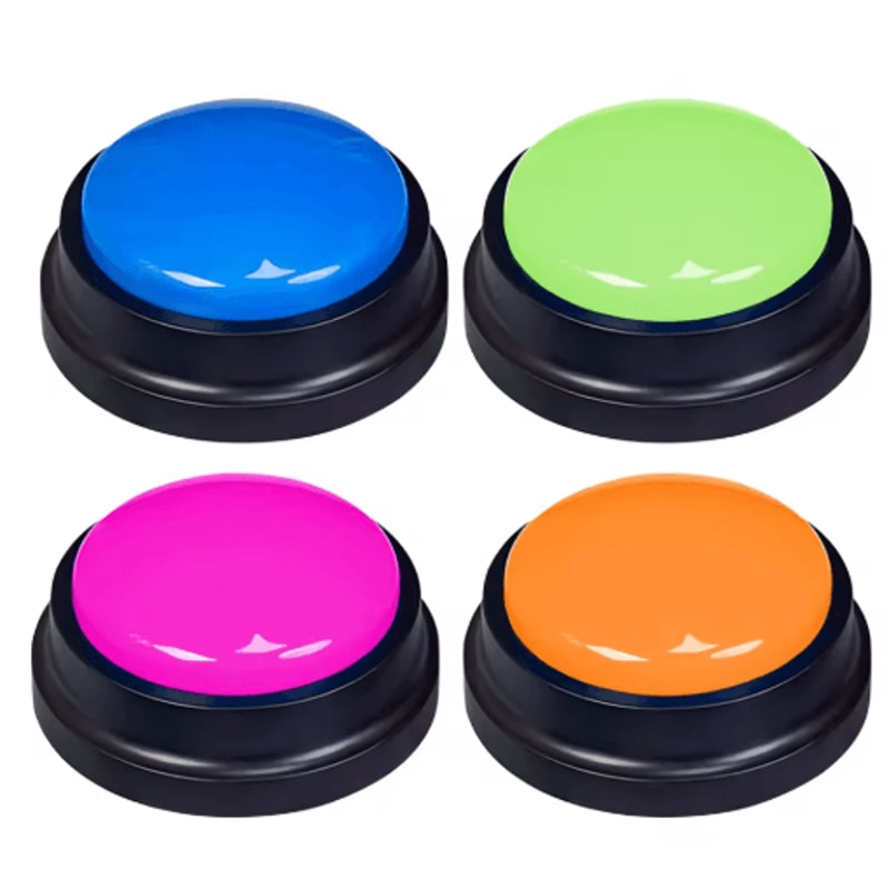 Dog Communication Buttons Voice Recording Pet Training Buttons For Talking Pets 0