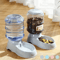 38L Automatic Pet Feeder Water Dispenser Gravity Feeding Station For Cats Dogs 0