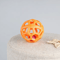 Rubber Hollow Ball Dog Toy Teeth Cleaning Chew Ball With Bell For Puppies 1