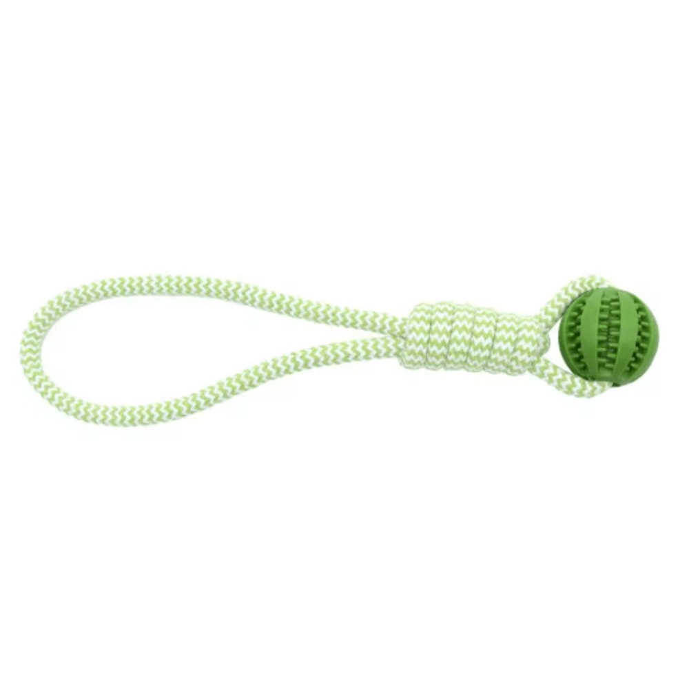 Rubber Hollow Ball Dog Toy Teeth Cleaning Chew Ball With Bell For Puppies 12