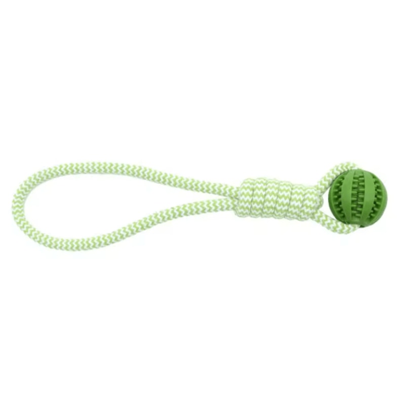 Rubber Hollow Ball Dog Toy Teeth Cleaning Chew Ball With Bell For Puppies 12