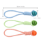 Rubber Hollow Ball Dog Toy Teeth Cleaning Chew Ball With Bell For Puppies 16