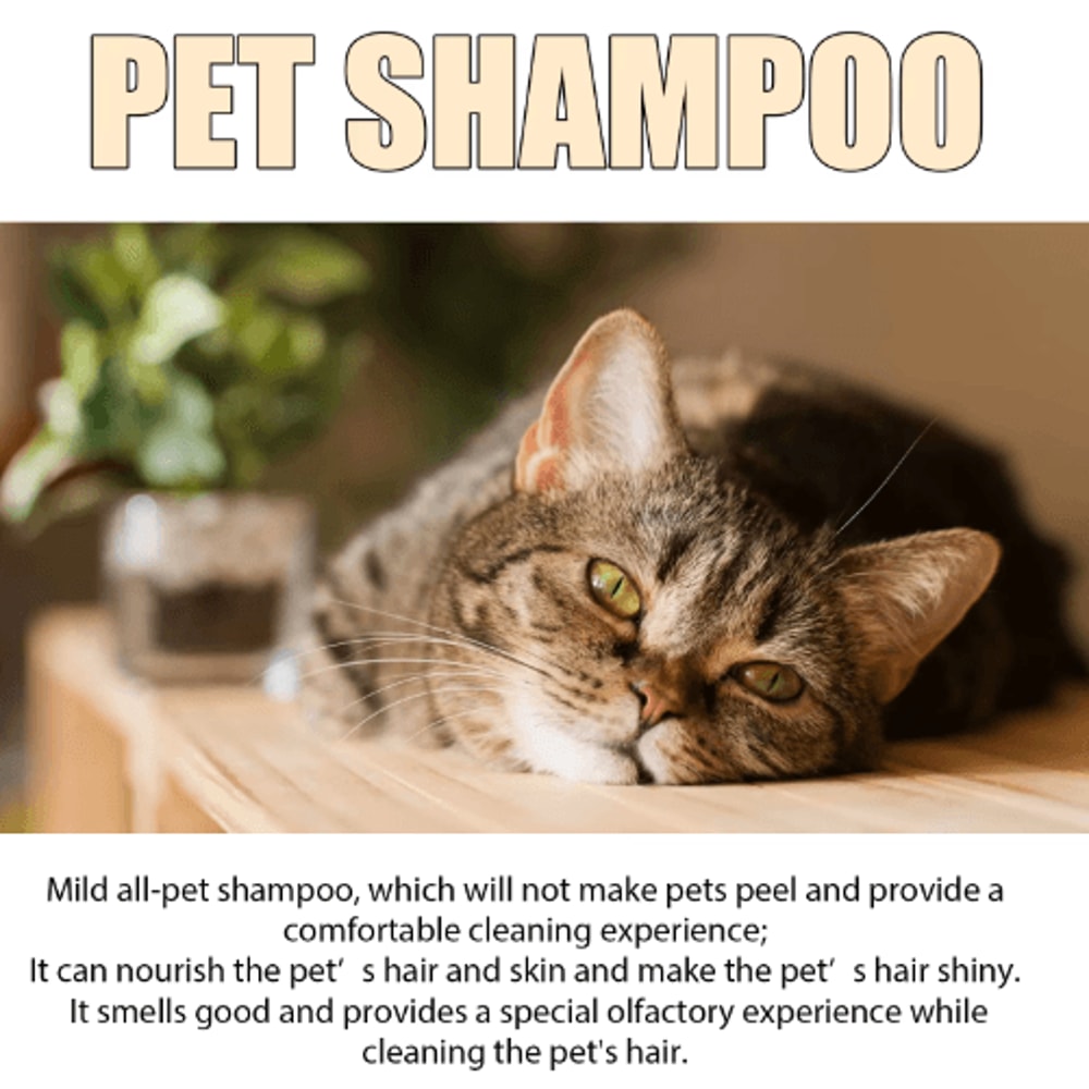 AntiFlea Dog Shampoo Moisturizing Pet Wash For Itching Odor Dirt Removal 6