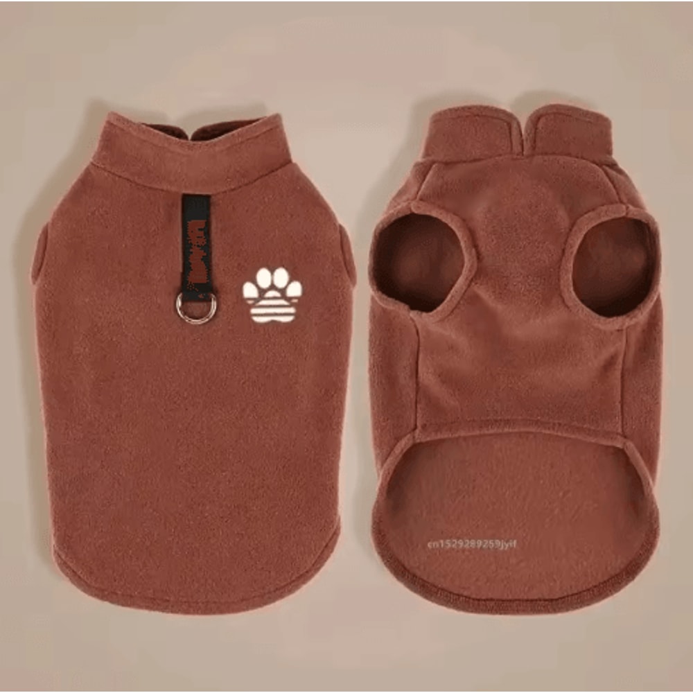 Warm Dog Sweater Vest Autumn Winter Clothes For French Bulldogs Pugs Small Dogs 6