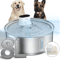 Petavista 8L Wireless Dog Water Fountain Automatic Stainless Steel Pet Water Dispenser 0