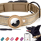 Reflective AirTag Dog Collar Waterproof AntiLost Pet Tracking Collar 0