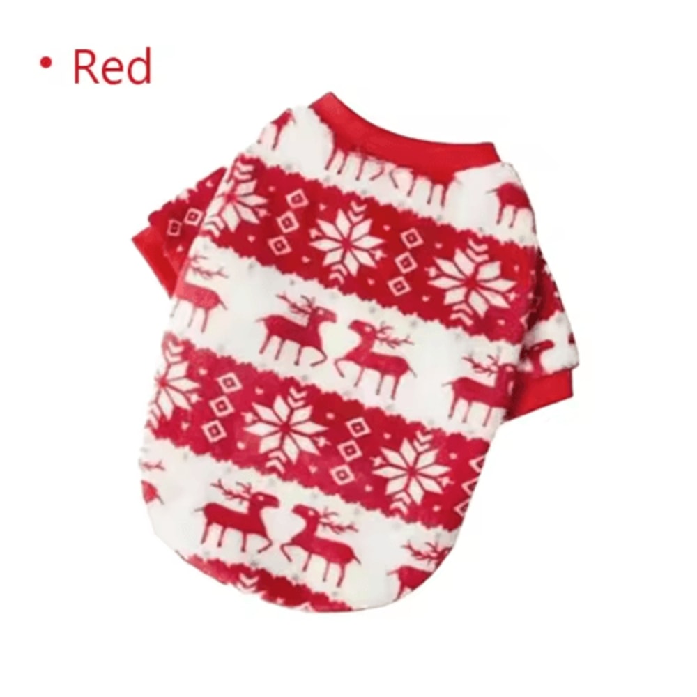 Heart Print Flannel Dog Vest Soft Winter Puppy Coat For Small Medium Dogs 3