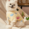 Heart Print Flannel Dog Vest Soft Winter Puppy Coat For Small Medium Dogs 5