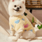 Heart Print Flannel Dog Vest Soft Winter Puppy Coat For Small Medium Dogs 5