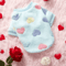 Heart Print Flannel Dog Vest Soft Winter Puppy Coat For Small Medium Dogs 9