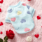 Heart Print Flannel Dog Vest Soft Winter Puppy Coat For Small Medium Dogs 9