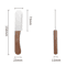 Professional Pet Stripping Knife Stainless Steel Grooming Comb With Wooden Handle 2