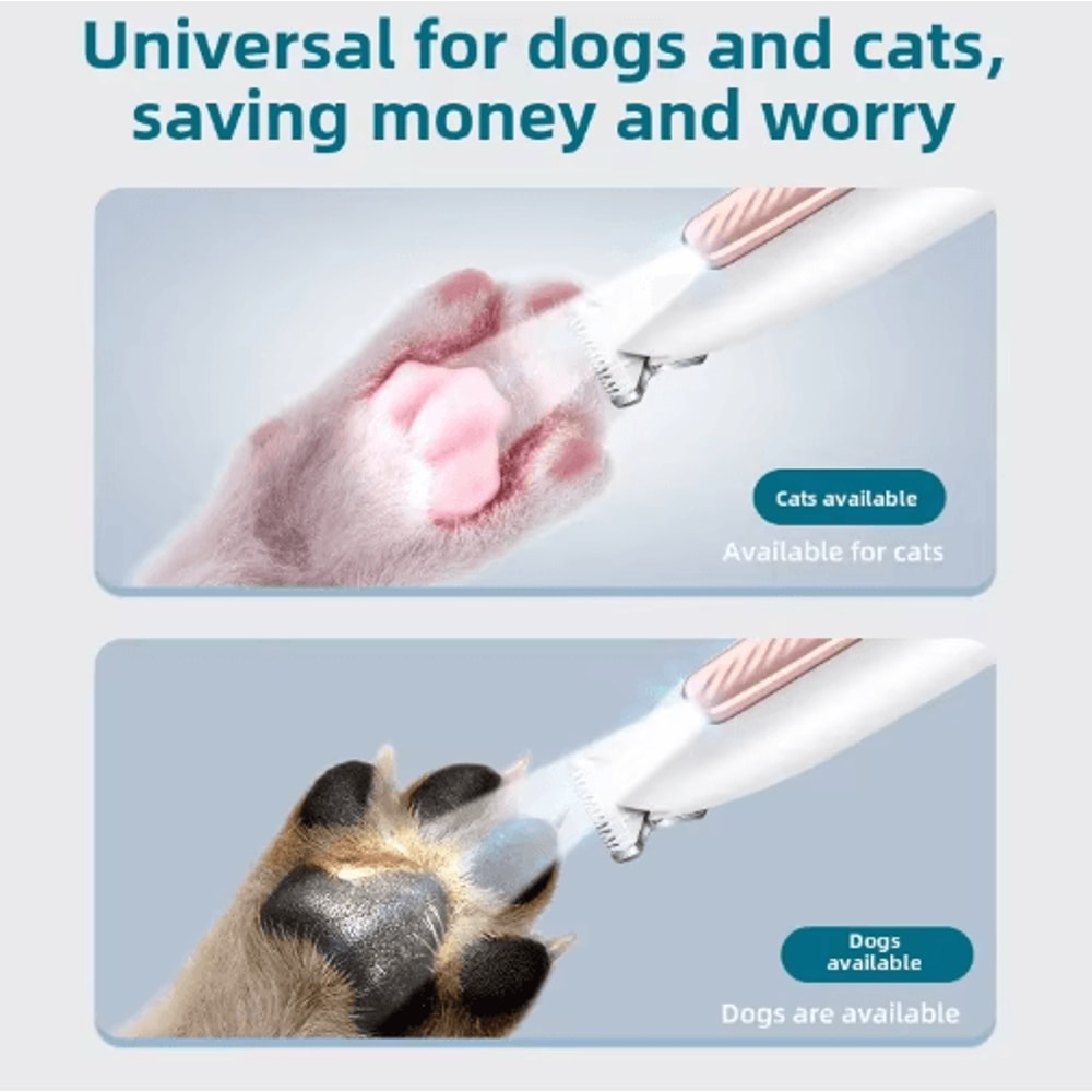 Smart Waterproof Pet Hair Trimmer Electric Dog Paw Cat Grooming Shaver 9