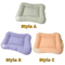 Macaron Plush Dog Bed Pad Soft NonSlip Pet Cushion For Cats Dogs 4