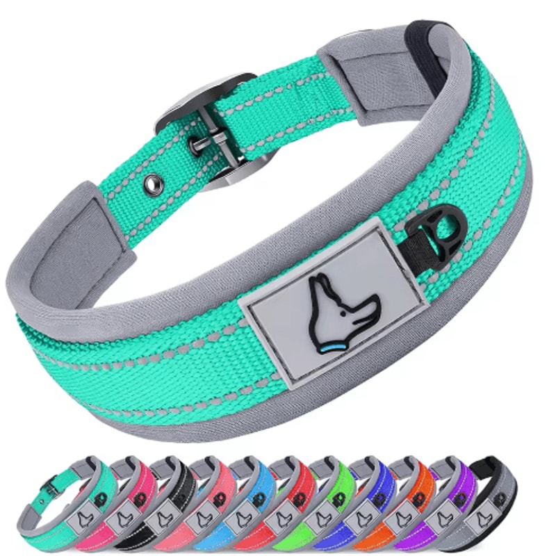 ComfortGuard Reflective Dog Collar For Small Medium Large Dogs 0