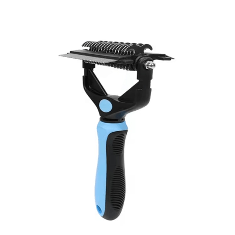 FurFlow 3in1 Deshedding Brush For Dogs Cats 3