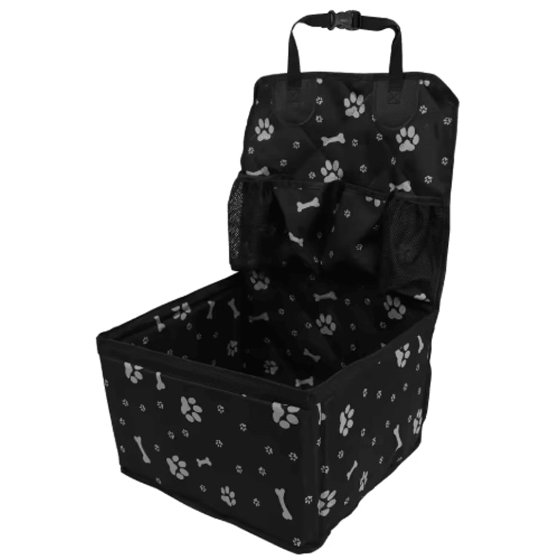 SafeRide Travel Dog Car Seat With Storage Pockets For Small Medium Dogs 3