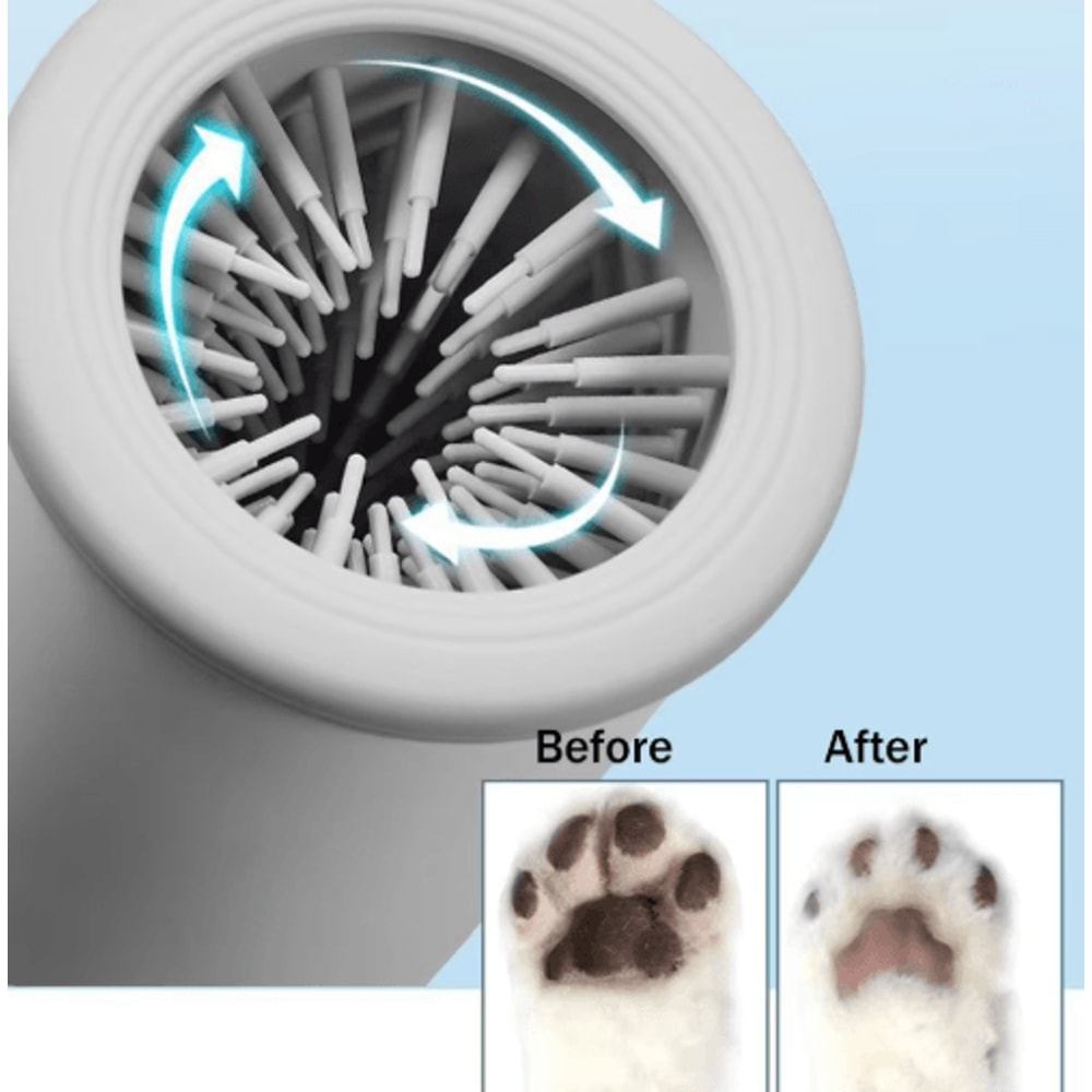 PawPure Automatic Dog Paw Cleaner USB Rechargeable Pet Massager 5