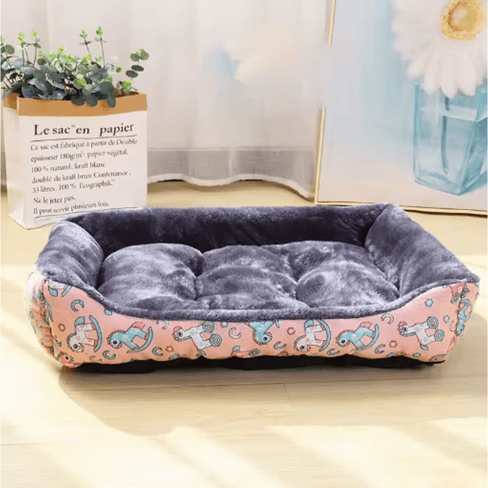 CozyNest Plush Dog Bed Sofa Mat For Small Medium Large Pets 1