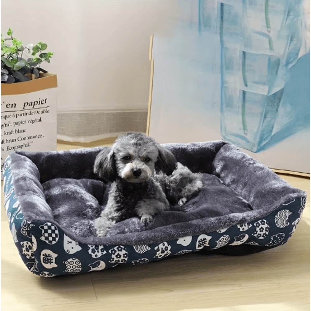 CozyNest Plush Dog Bed Sofa Mat For Small Medium Large Pets 5