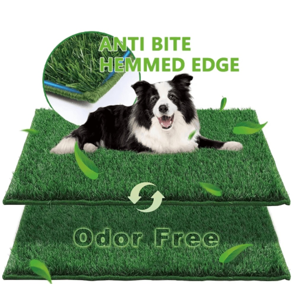 FreshPatch Pro Dog Potty Training Mat With Reusable Artificial Grass 0