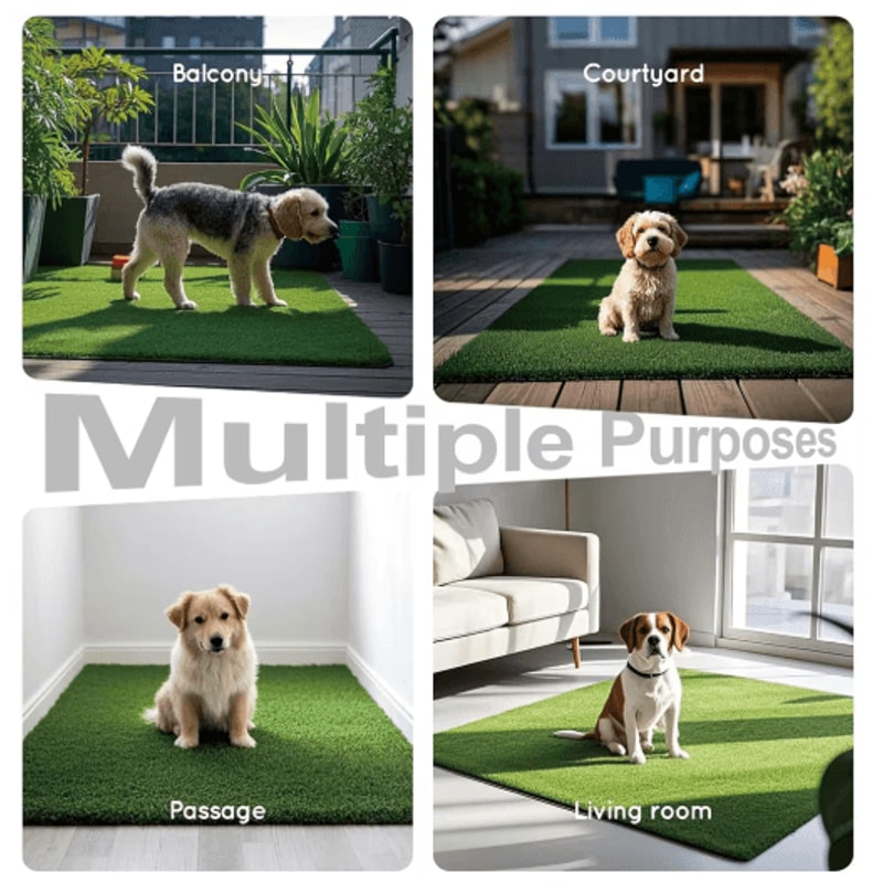 FreshPatch Pro Dog Potty Training Mat With Reusable Artificial Grass 7