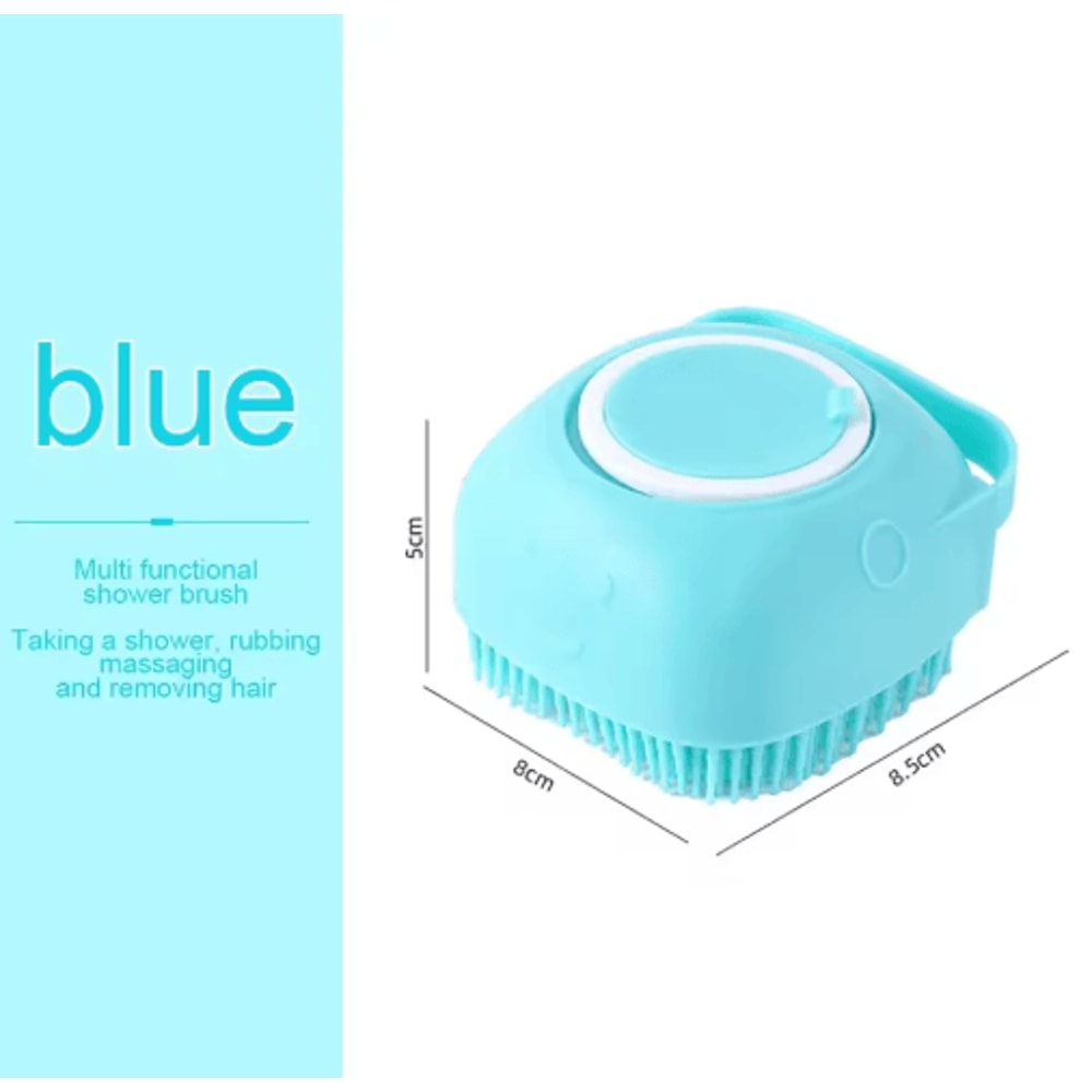 SoftSpa Silicone Pet Bath Brush For Dogs Cats 2