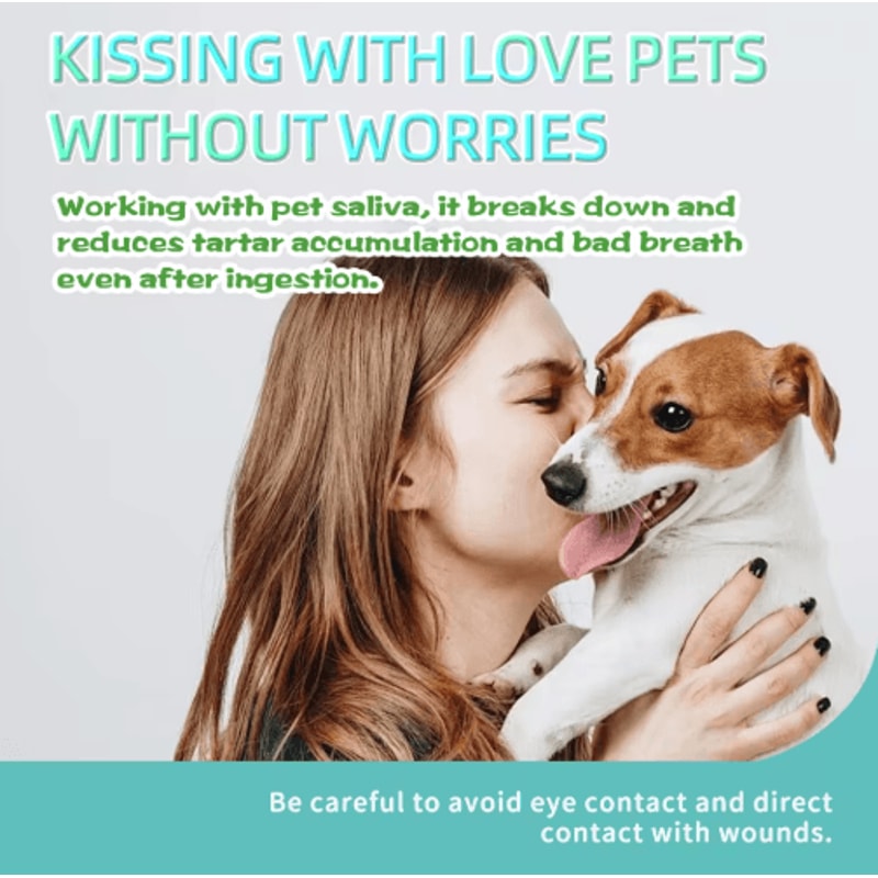 FreshMint Herbal Pet Teeth Powder For Dogs Cats 3