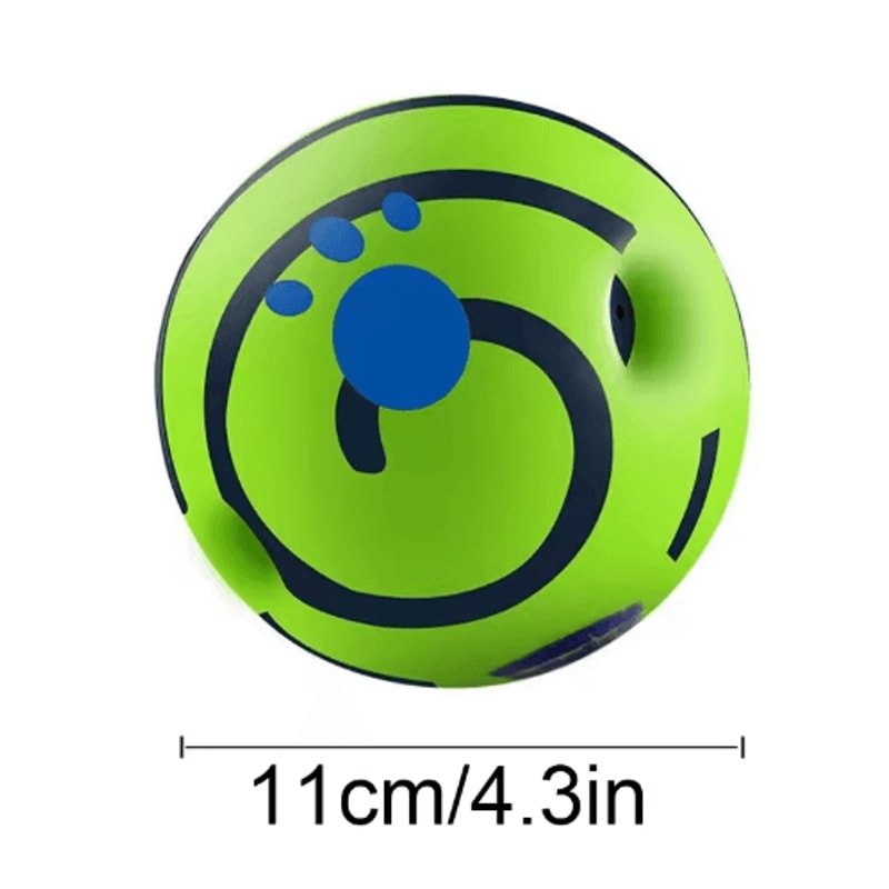 GiggleRoll Interactive Dog Toy Ball With Fun Wobble Sounds 1