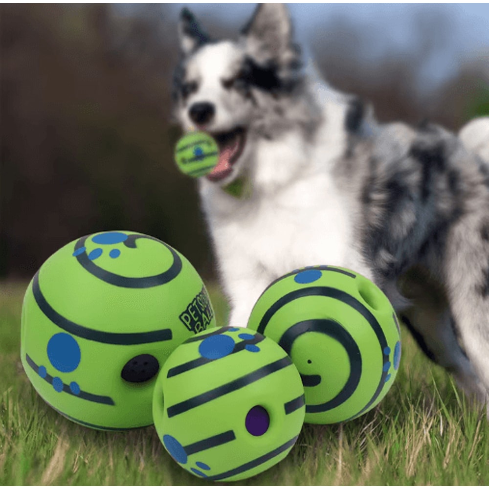 GiggleRoll Interactive Dog Toy Ball With Fun Wobble Sounds 7