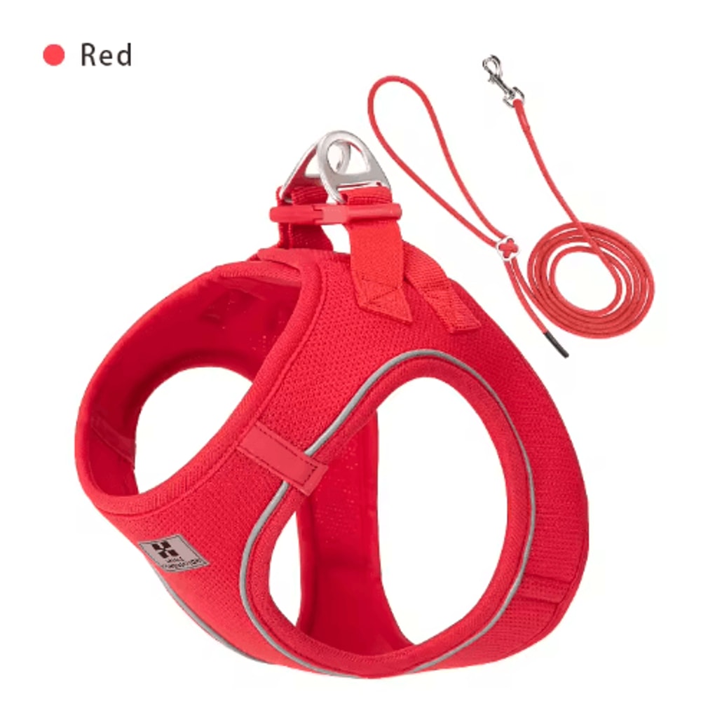 SafeStride Reflective Dog Harness Leash Set For Small Medium Pets 8