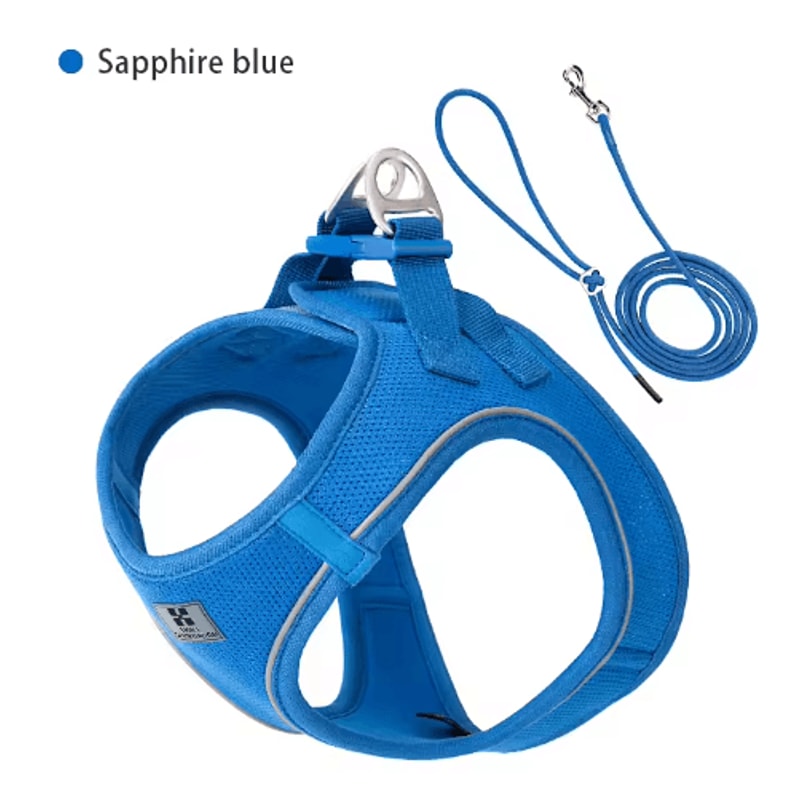 SafeStride Reflective Dog Harness Leash Set For Small Medium Pets 11