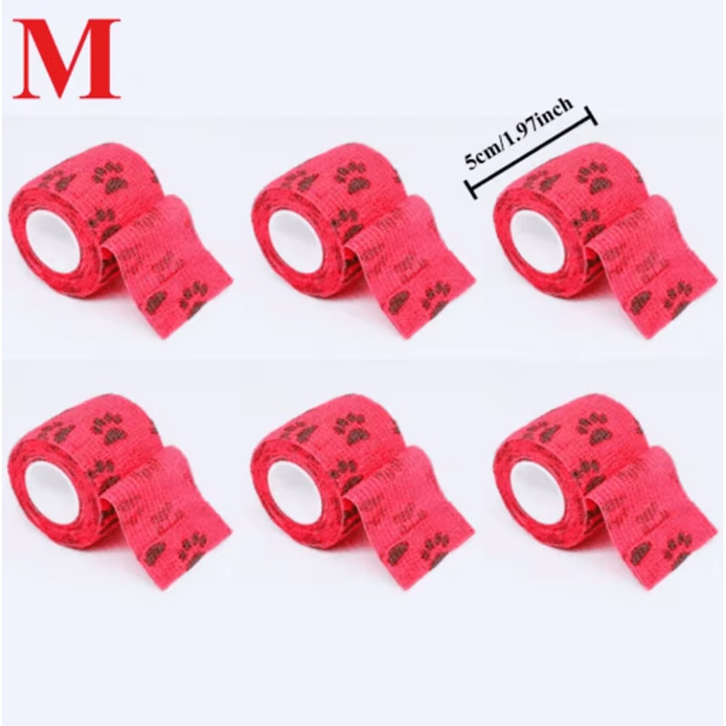 FlexCare Self Adhesive Pet Bandage Wrap For Dogs Cats 10