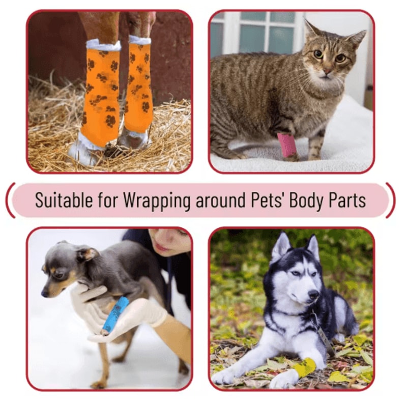 FlexCare Self Adhesive Pet Bandage Wrap For Dogs Cats 17