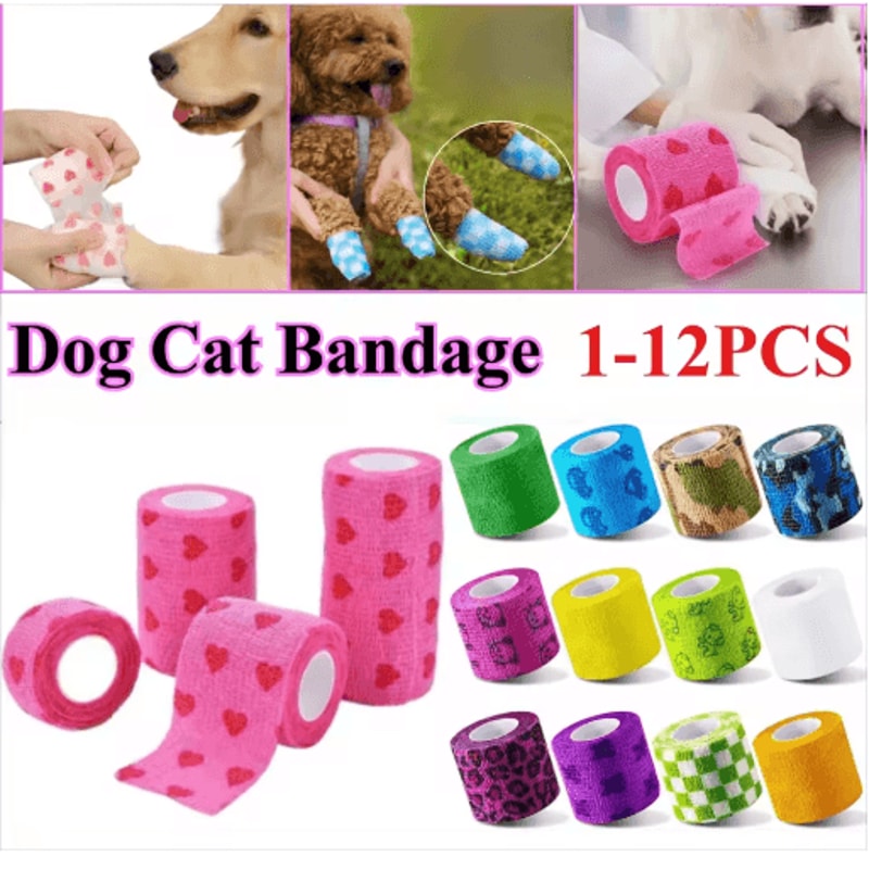 FlexCare Self Adhesive Pet Bandage Wrap For Dogs Cats 0