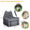 Travel Nest Foldable Dog Car Seat Cover Safety Hammock 10