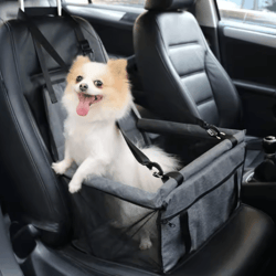 travel nest foldable dog car seat cover & safety hammock