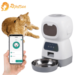 smart serve wifi automatic pet feeder with voice recorder & slow feeding system
