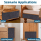 ScratchGuard SelfAdhesive Cat Scratcher Mat For Sofa Furniture Protection 8