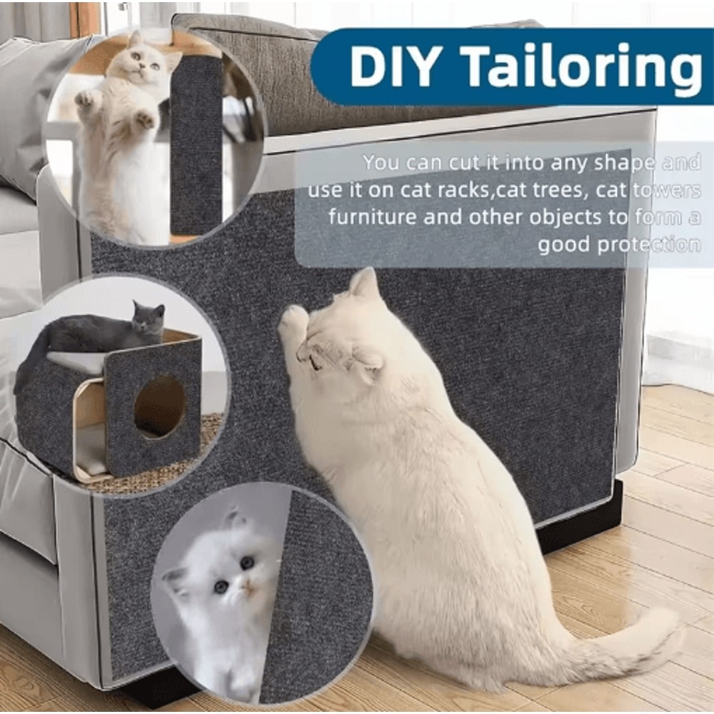 ScratchGuard SelfAdhesive Cat Scratcher Mat For Sofa Furniture Protection 10