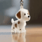 FurKeepsake Personalized Dog Hair Keychain Memory Pendant Set 12