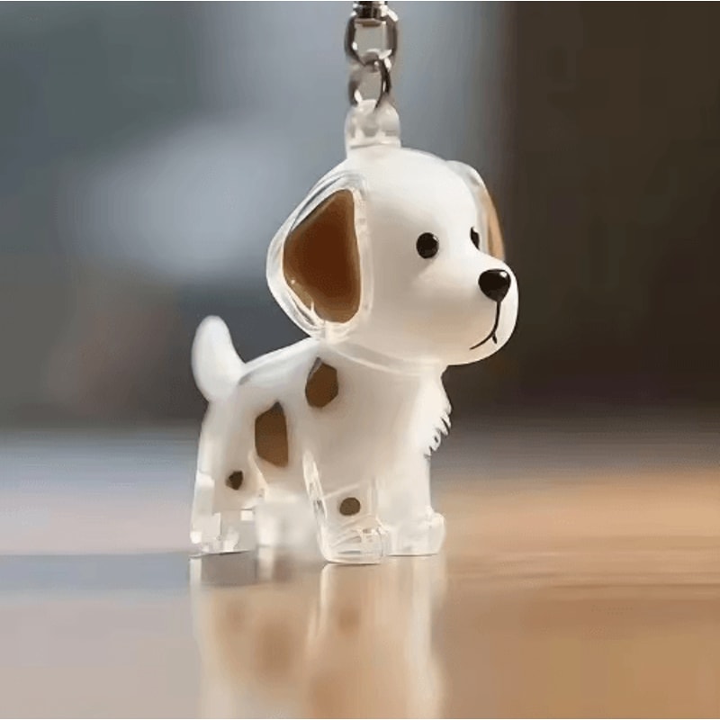 FurKeepsake Personalized Dog Hair Keychain Memory Pendant Set 12