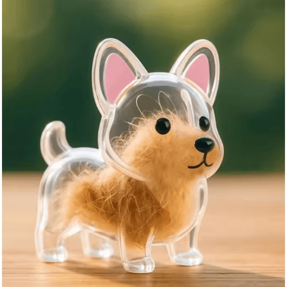 FurKeepsake Personalized Dog Hair Keychain Memory Pendant Set 9