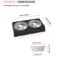 ElevaDine Adjustable Raised Dog Feeder With Double Stainless Steel Bowls 4