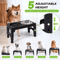 ElevaDine Adjustable Raised Dog Feeder With Double Stainless Steel Bowls 6