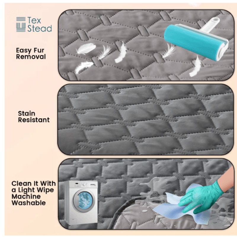 CozyShield Waterproof Dog Bed Cover For Sofas Furniture Protection 5