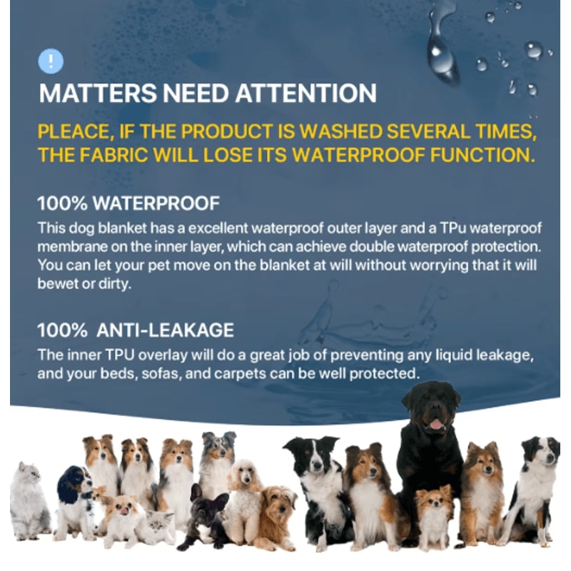 CozyShield Waterproof Dog Bed Cover For Sofas Furniture Protection 7