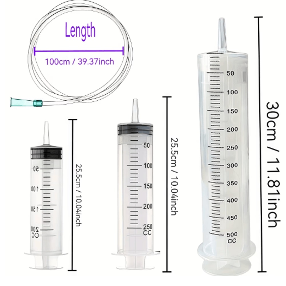 AutoFlow MultiUse Fluid Transfer Syringe Set For Car Maintenance 9